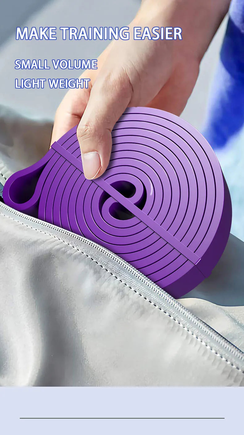 175-250LBS Yoga Multi-Purpose Thickened Heavy-Duty Elastic Band Fitness Training Resistance Stretching Band Thick Circle
