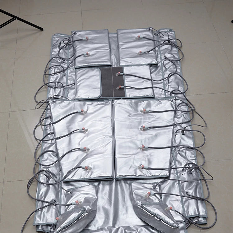 Portable 3-in-1 EMS Air Pressure Massager Lymphatic Drainage Therapy Body Slimming Machine for Health & Fitness