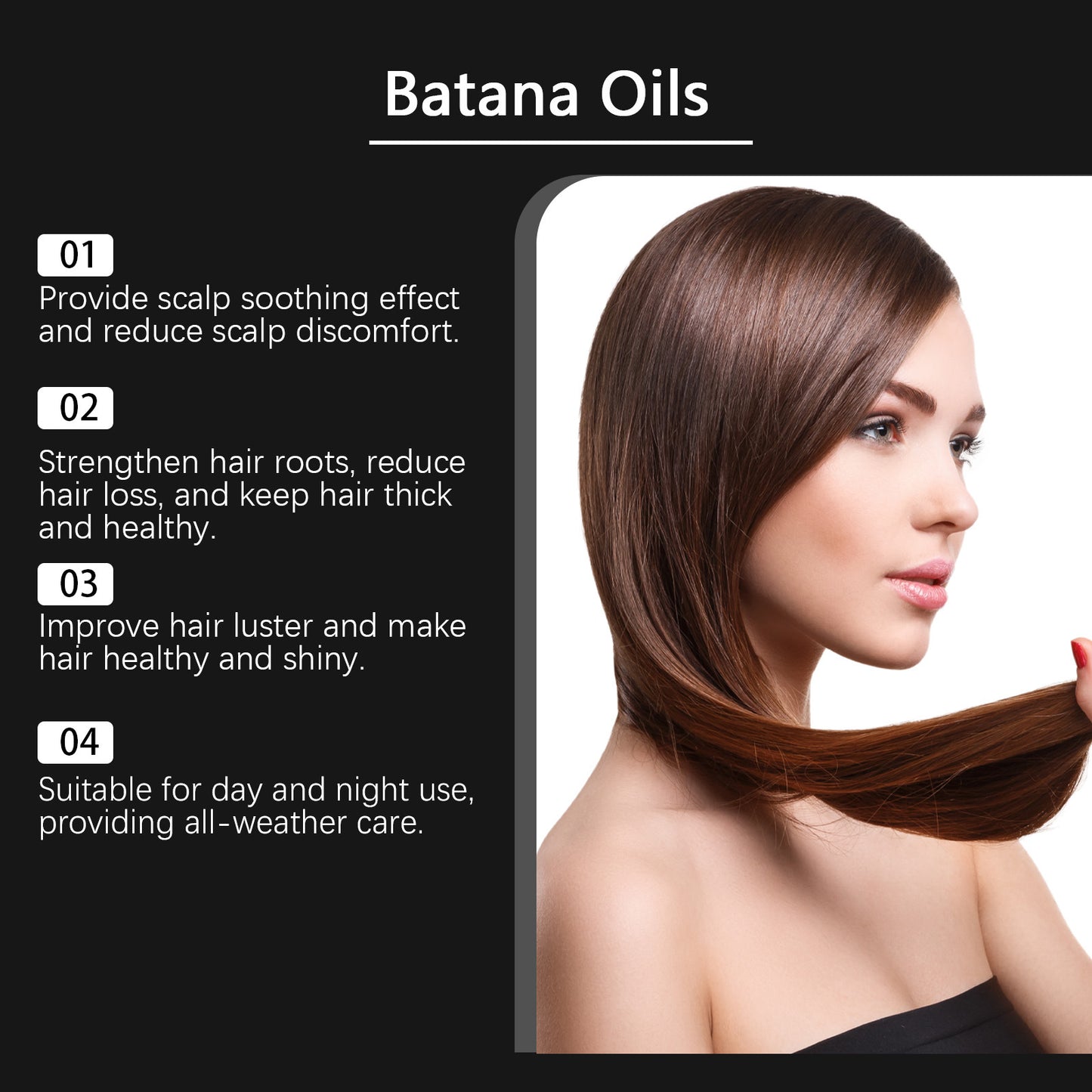 100% Pure Organic Hair Mask Batana Oil Hair Growth Oil Natural Treatment Nourishing Reduce Hair Loss Anti-Breakage Hair Products