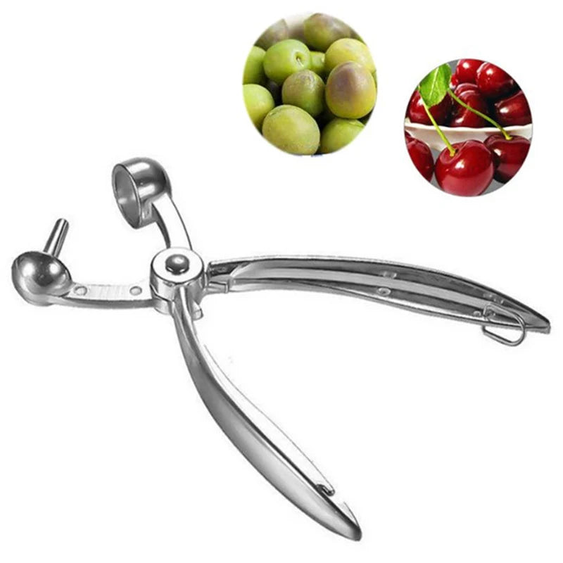 Cherry Fruit Kitchen Pitter Remover Olive Corer Remove Pit Tool Seed Gadge Fruit and Vegetable Tools Cherry