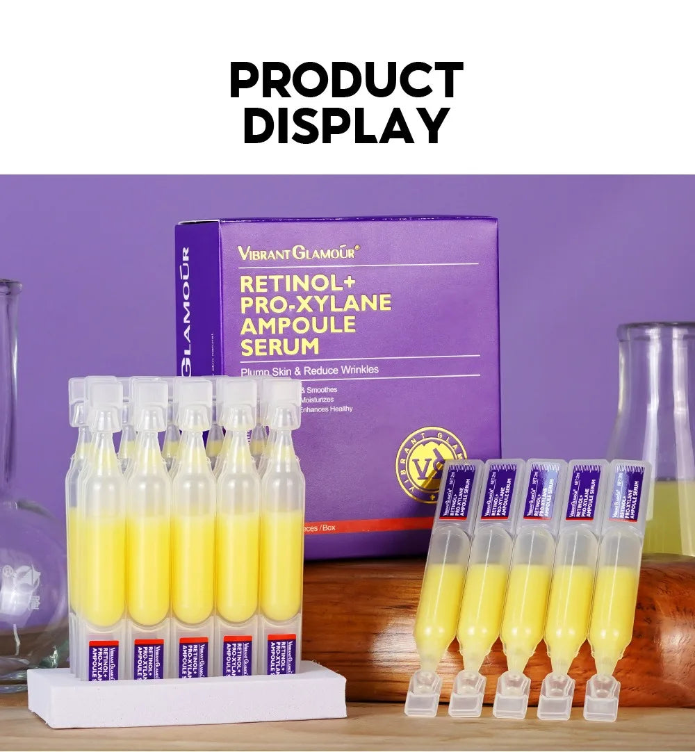 Retinol + Pro-xylane Ampoule serum Repairs Strengthens The Skin And Diminishes Fine Lines Face Beauty Skin Care 15pcs