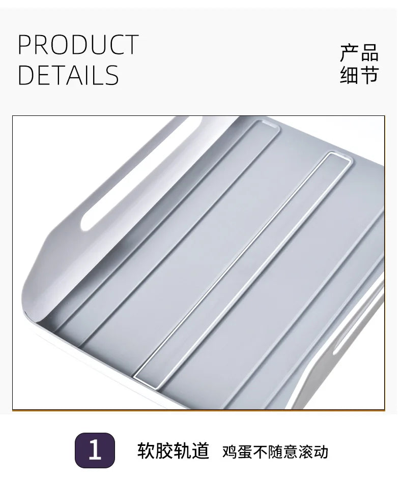 Refrigerator Egg Storage Box Kitchen Refrigerator Home Preservation Storage Box Plastic Stackable Egg Carton Multi-layer Tray