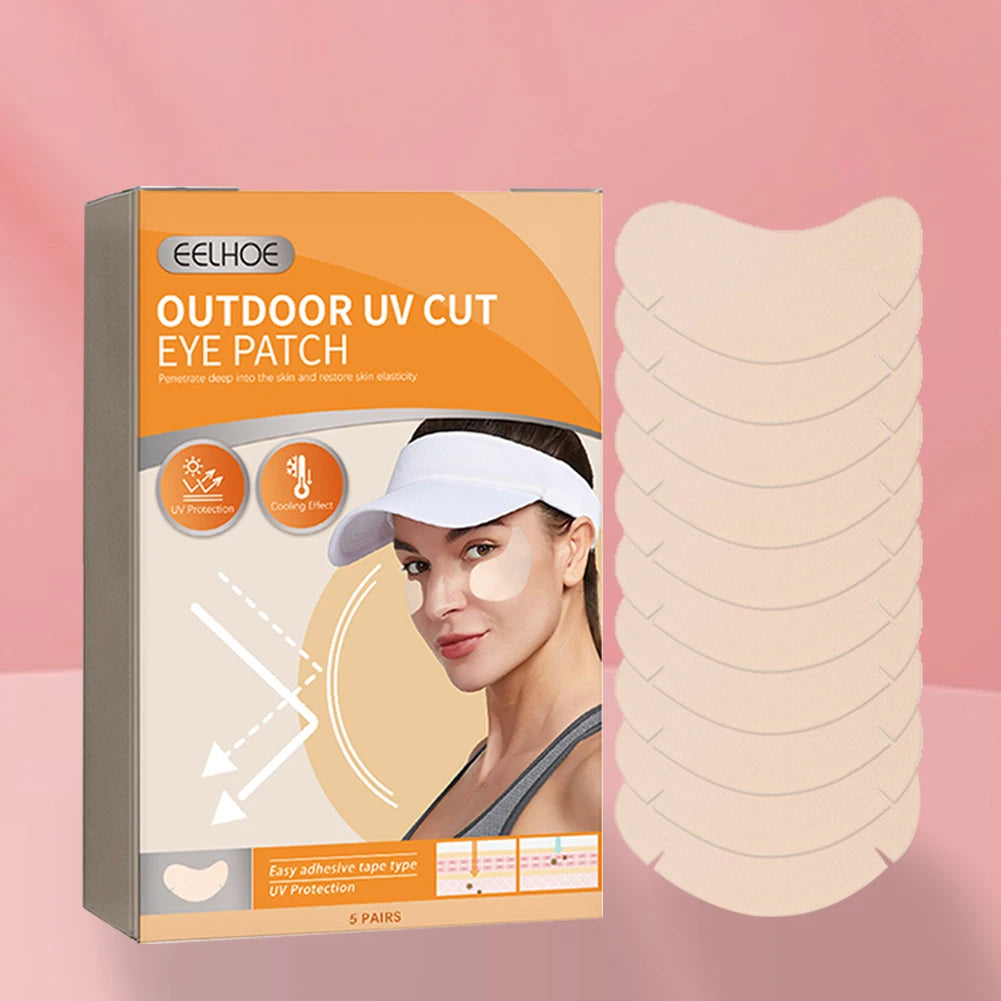 Outdoor UV Cut Eye Patch Nose Sunscreen Nose Patch Sunscreen Mask Soothing Sunscreen Face Protector Anti Sun For Skin Care