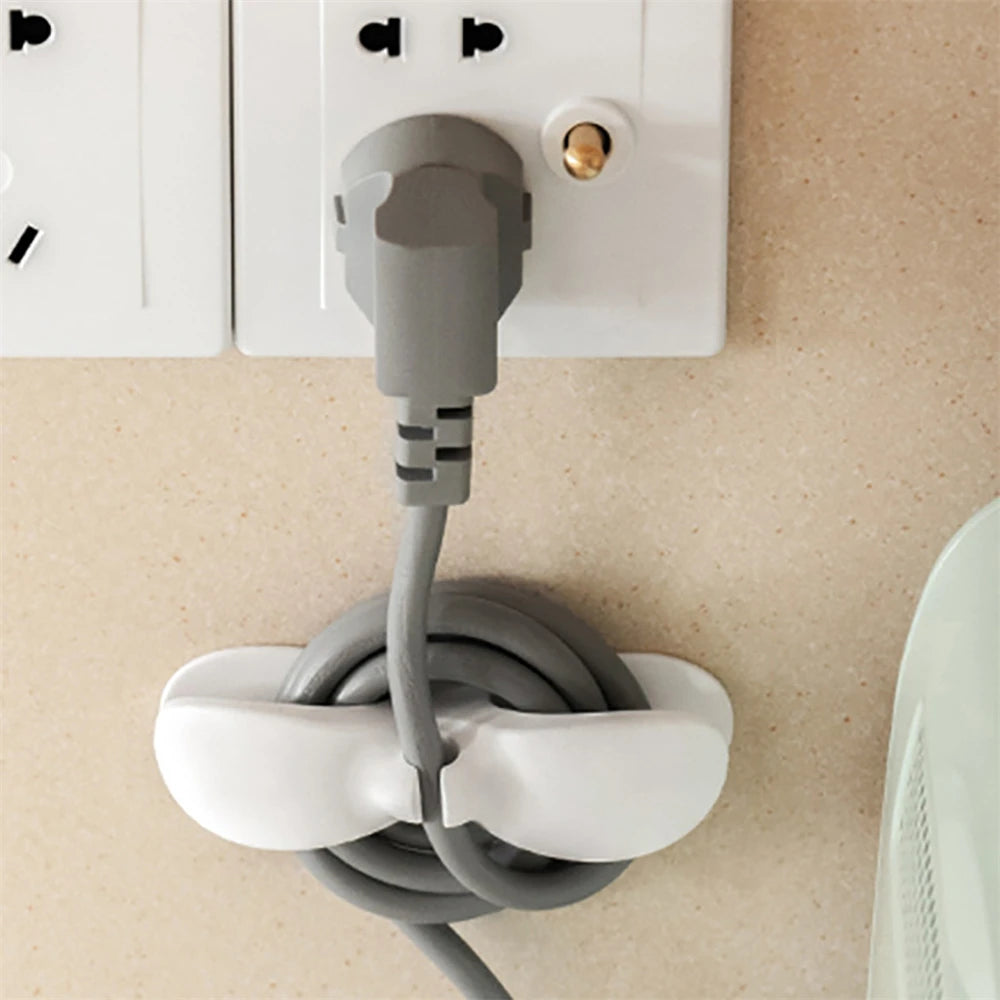 Cord Winder Organizer Kitchen Cord Wrapper Cable Management Clip Holder For Air Fryer Coffee Machine Fixer Data Line Fixed Clip
