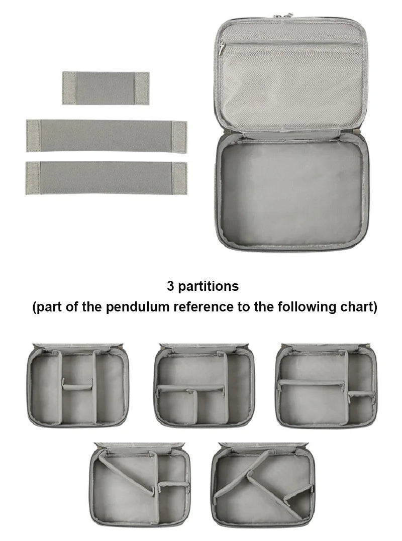 Travel Cable Bag Waterproof Digital USB Charger Storage Bag Portable Office Charging Line Wire Organizer Travel Cable Organizer