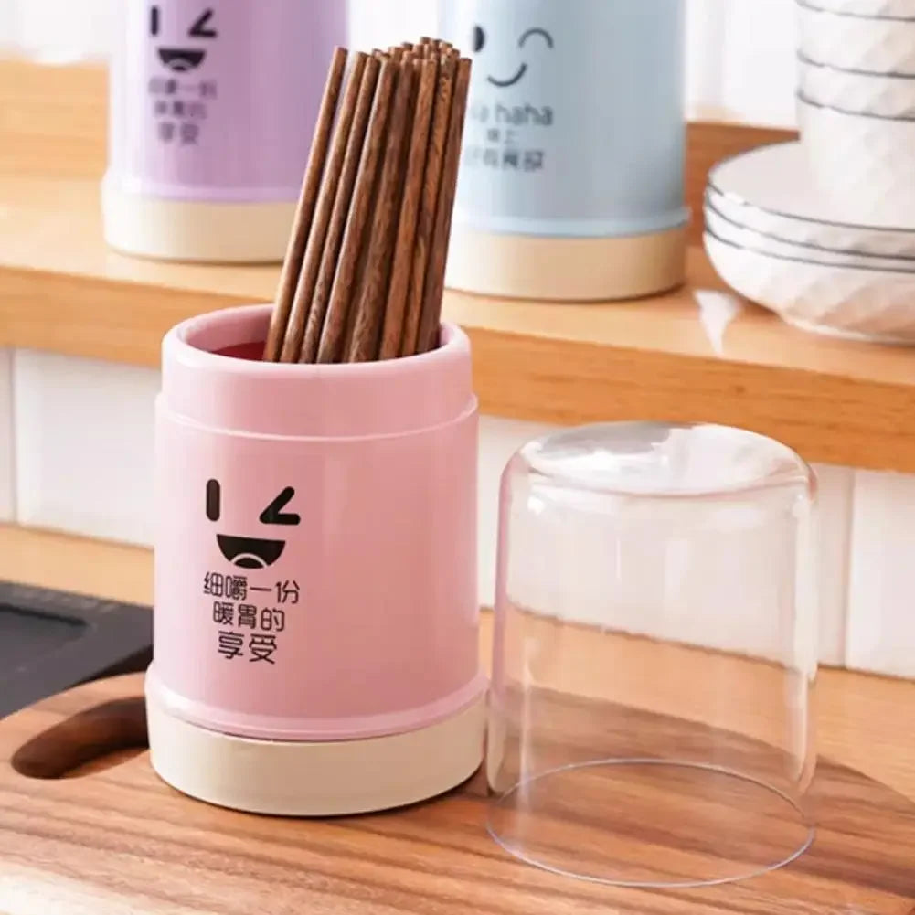 New Cute Kitchen Spoon Chopstick Storage Drying Drain Drainer Holder Shelf Accessories Box Home Rack Cutlery Basket Organiz H0Y1