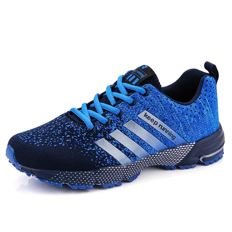 Men Sneakers Fashion Breathable Mesh Comfortable Black Sports Shoes Anti-Slip Outdoor Casual Running Mens Shoe Zapatillas Hombre
