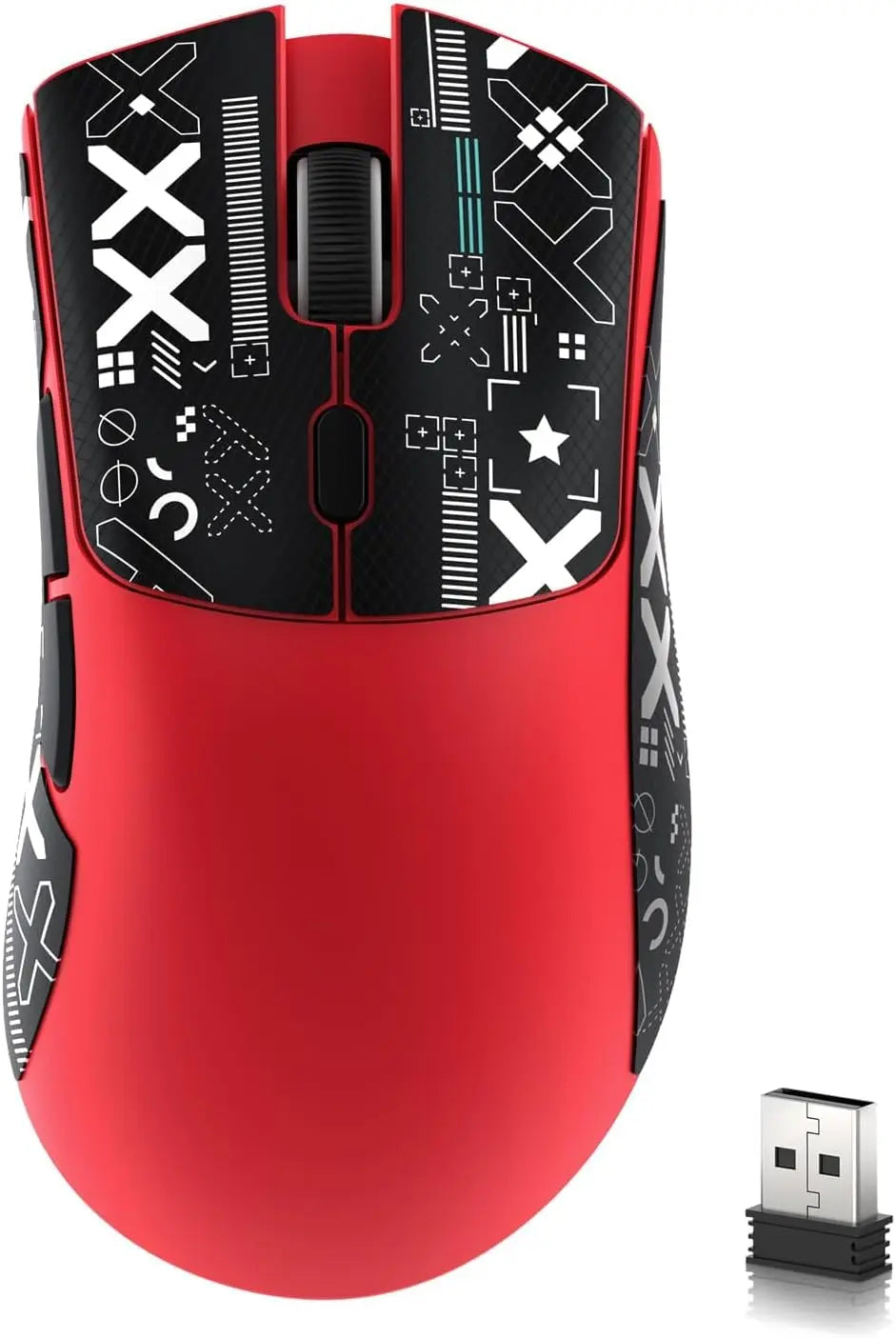 Original ATTACK SHARK R1 Wireless Gaming Mouse,Tri-Mode Connection (2.4G/Wired/BT5.2),55g Lightweight, for PC/Laptop/Win/Mac