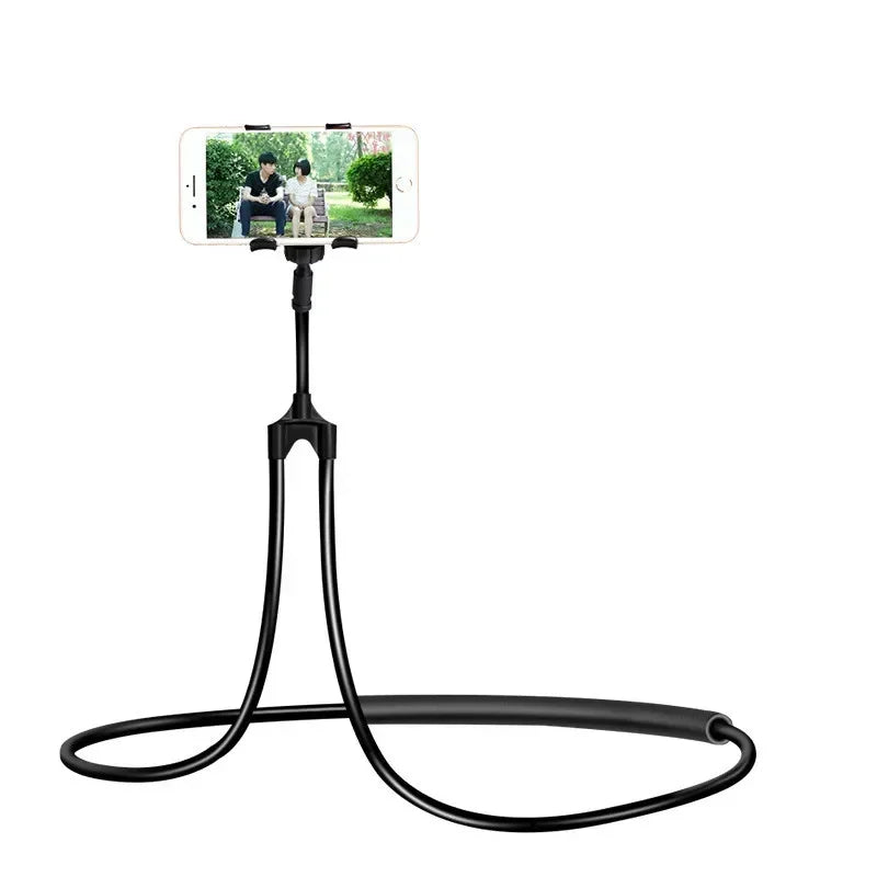 Mobile Phone Holder Hanging Neck Lazy Cellphone Mount Accessories Adjustable 360 Degree Phones Holder Stand for IPhone Xiaomi
