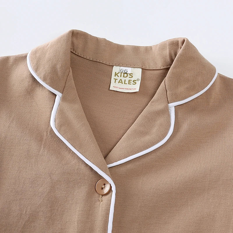 2025 Summer Baby Boy Girl Clothes Newborn Romper Pajamas Soild Button Short Clothing For 0- 3T Cute Korean Breathable Jumpsuit