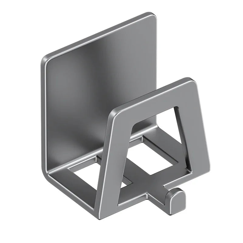 Stainless Steel Sponge Holder Self Adhesive Sink Drain Drying Sponges Racks Shelf Kitchen Storage Wall Hooks Holders Organizer