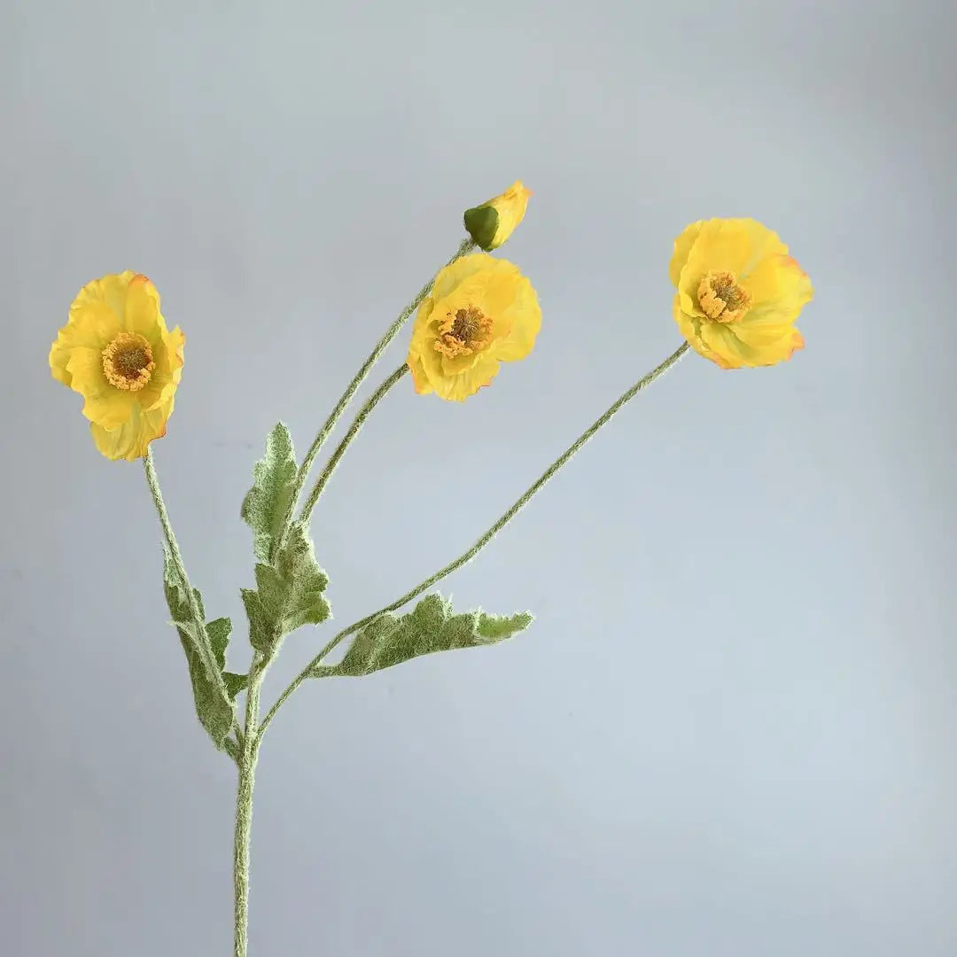 4 Head Artificial Flowers Bouquet Poppy Fake Flowers For Home Decor Garden Party Wedding Decoration Diy Accessories