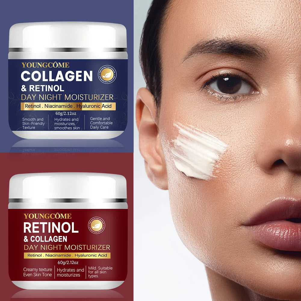 Retinol Face Skin Care Retinol Collagen Cream Anti-aging Wrinkle Deep Hydration Moisturizing Skin Health Whitening Exfoliation