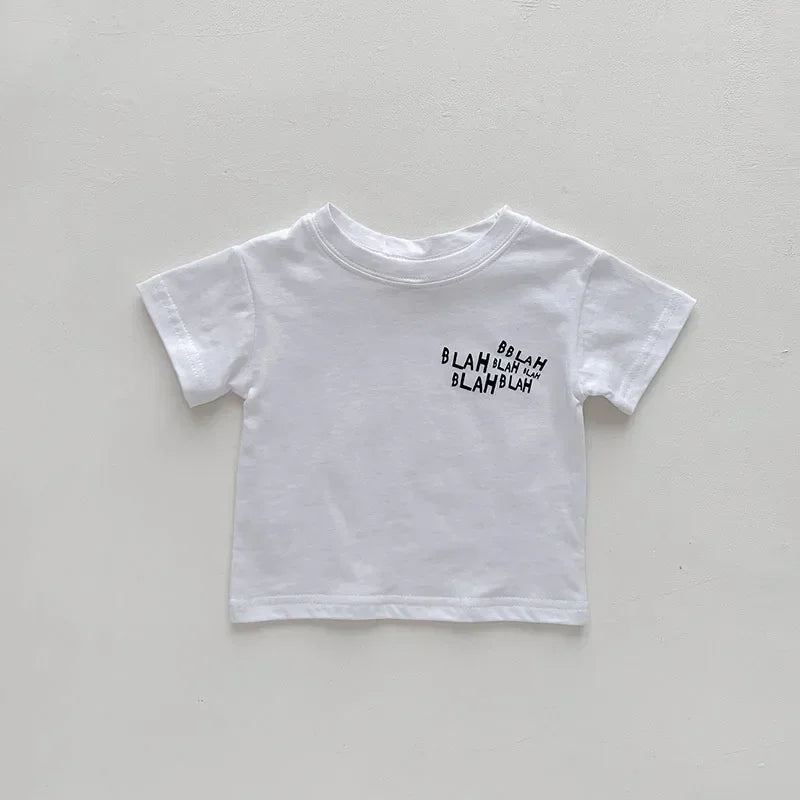 2024 Summer Baby Clothing Set Toddler Girls Clothes Suit Infant Tee and Denim Overall Boys Outfit