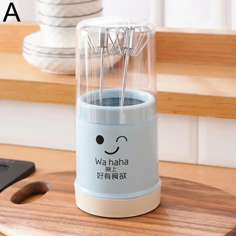 New Cute Kitchen Spoon Chopstick Storage Drying Drain Drainer Holder Shelf Accessories Box Home Rack Cutlery Basket Organiz H0Y1