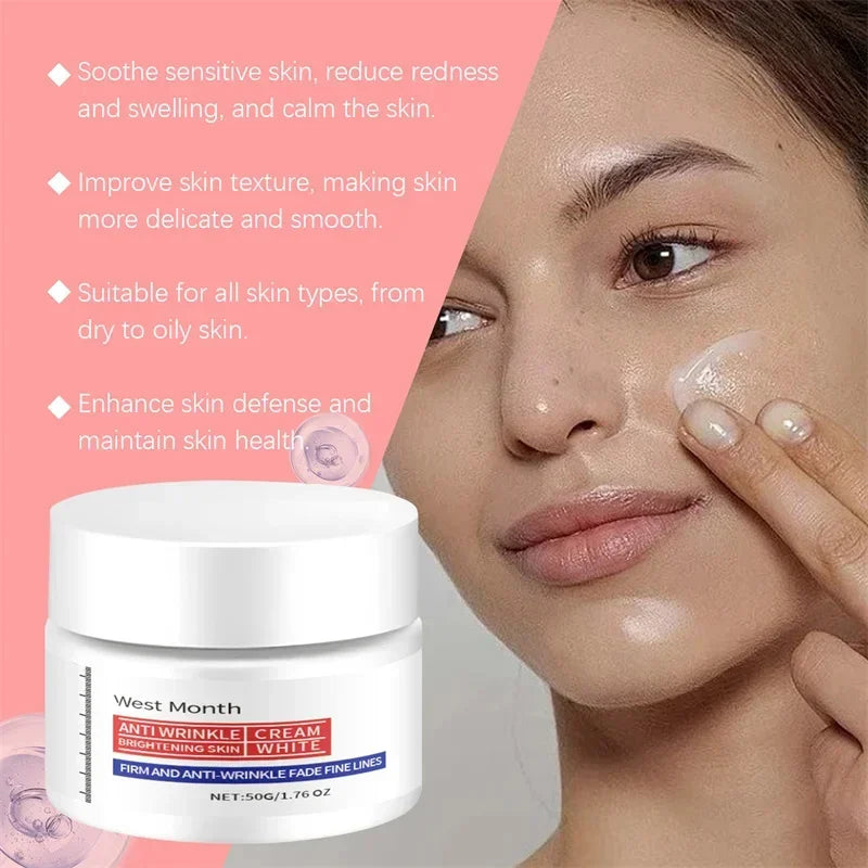 Collagen Face Serum Cream Set Anti-Aging Firming Lifting Fine Line Deep Anti Sagging Wrinkle Brighten Beauty Skin Care Products