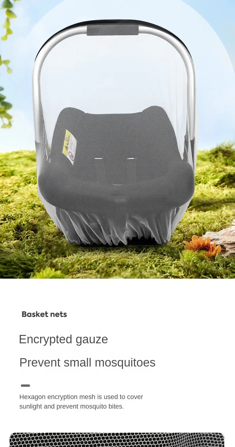 New Mosquito Net For Baby Stroller Summer Pram Insect Shield Net Infants Pushchair Cart Safe Protection Mesh Pram Accessories