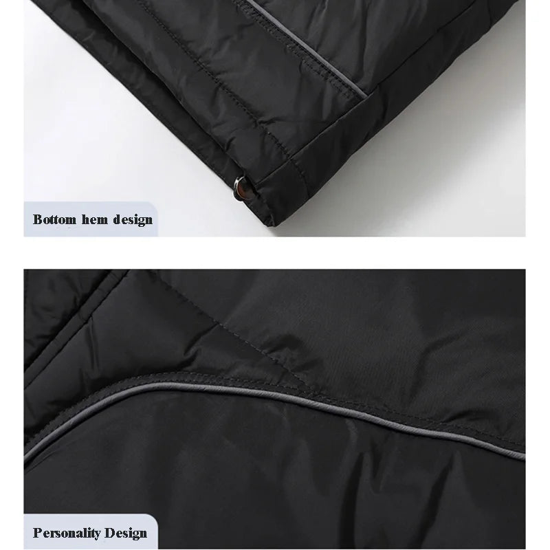 Nanjiren Winter Coat Short Frivolous Loose Parkas Stand Collar New Men Down Jacket Warm Trend Outwear Leisure Handsome Overcoat