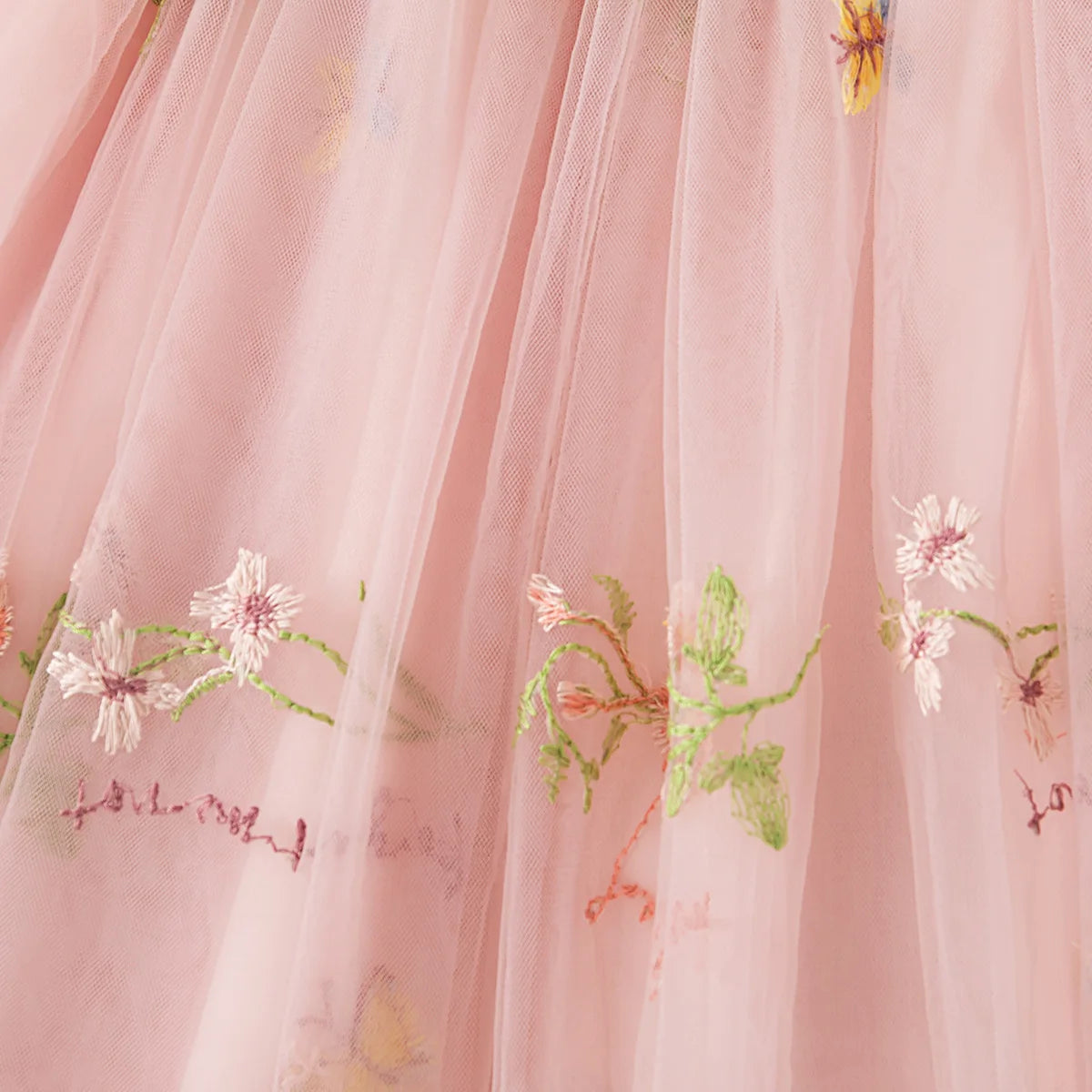 Summer New Sweet Butterfly Wing Baby Girl Princess Dress, Floral Chiffon Wedding Party Children'S Sleeveless Clothes (0-4 Years)