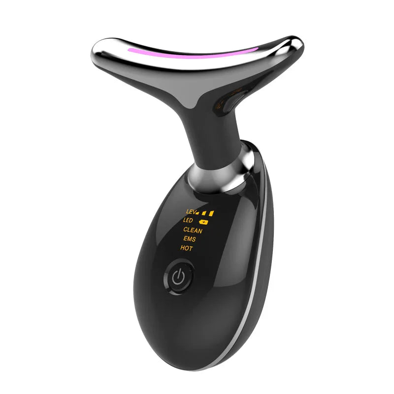7 Colors Anti Wrinkle Facial Massager Neck Face Beauty Device Skin Tighten Lift Device