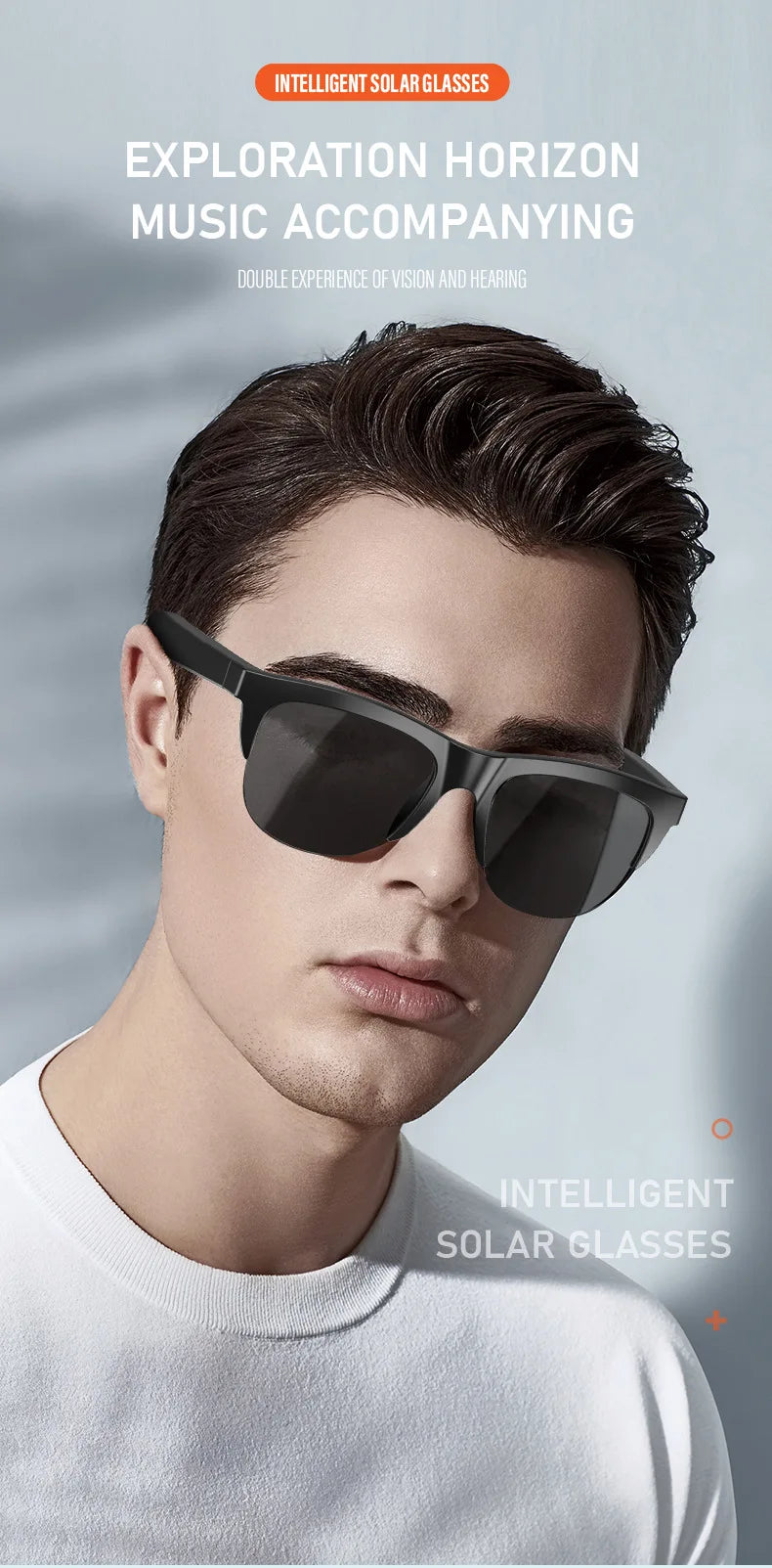 Xiaomi Smart Sunglasses Glasses Bluetooth Call Outdoor Sports Headphones HIFI Blue Light Waterproof Anti-UV For Men And Women