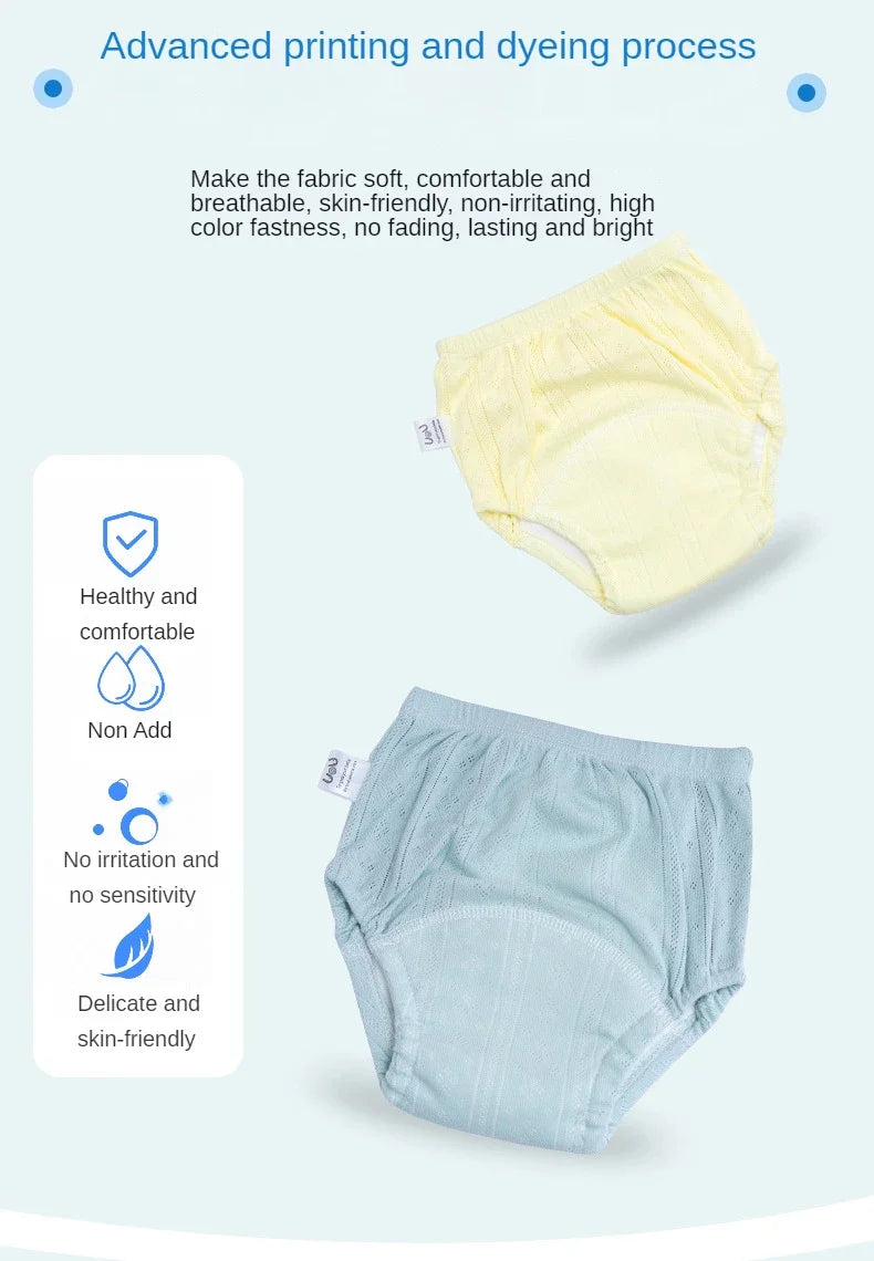 3PCS/LOT Candy Colors Newborn Training Pants Summer Baby Shorts Washable Boy Girls Cloth Diapers Reusable Nappies Infant Panties