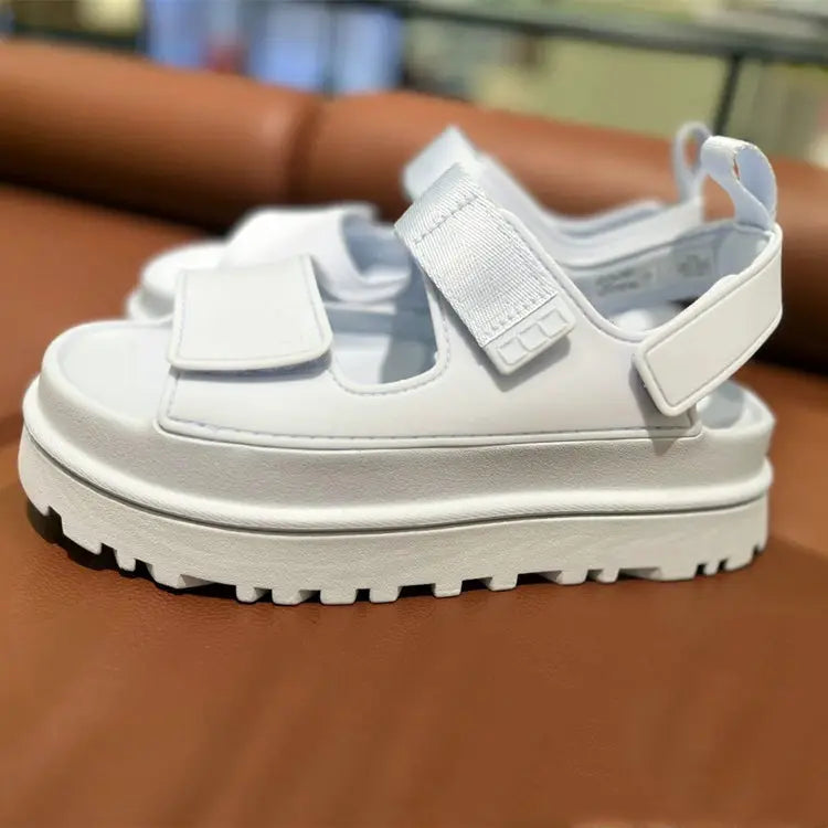 Summer 2025 New Casual Low-heeled Thick-soled Beach Sandals, A Bestseller in Women's Fashion