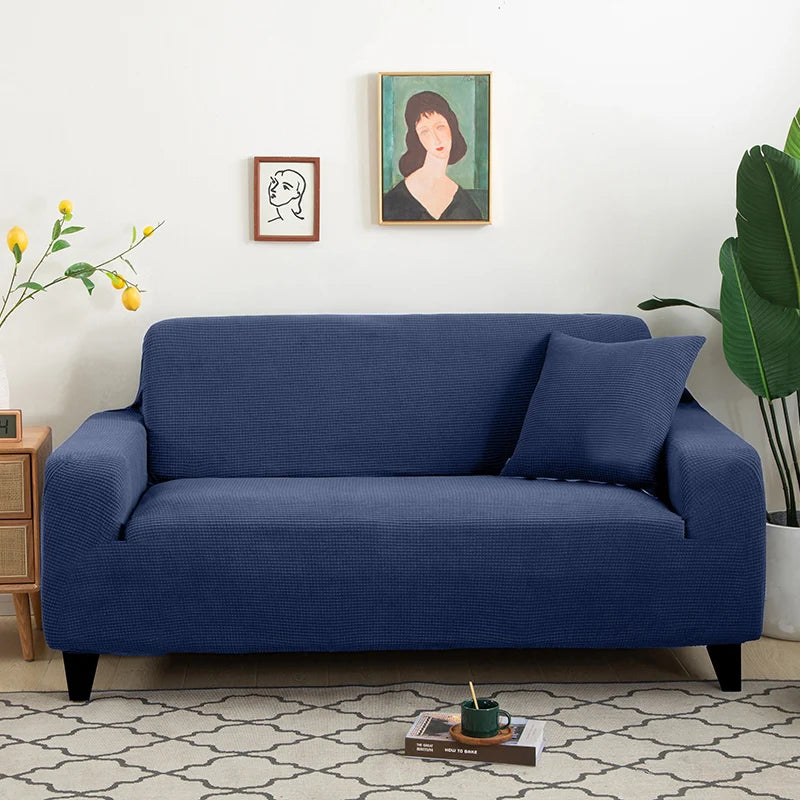 Sofa Cover Elastic For Living Room Home Jacquard Stretch Slipcovers Corner Couch Covers 1/2/3/4 Seater L Shape Free Shopping