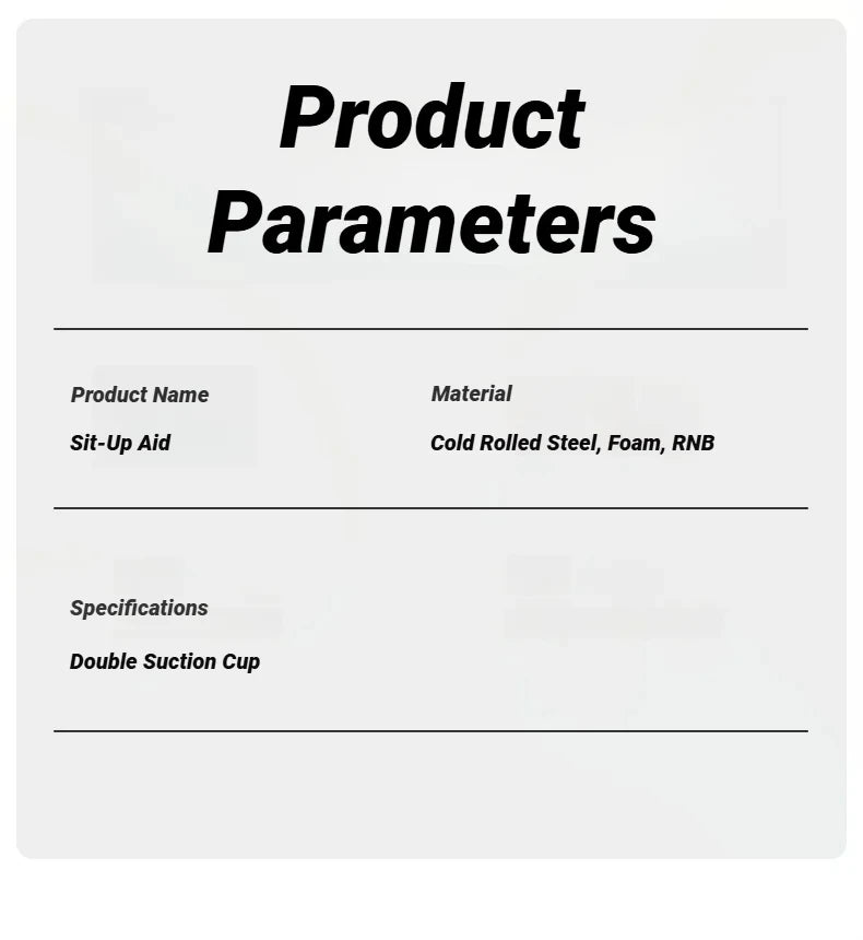 Abdominal Sit Up Equipment Suction Cups Ankle Support Workout Fitness Adjustable Sports Physical Exercise Aids Home Indoor