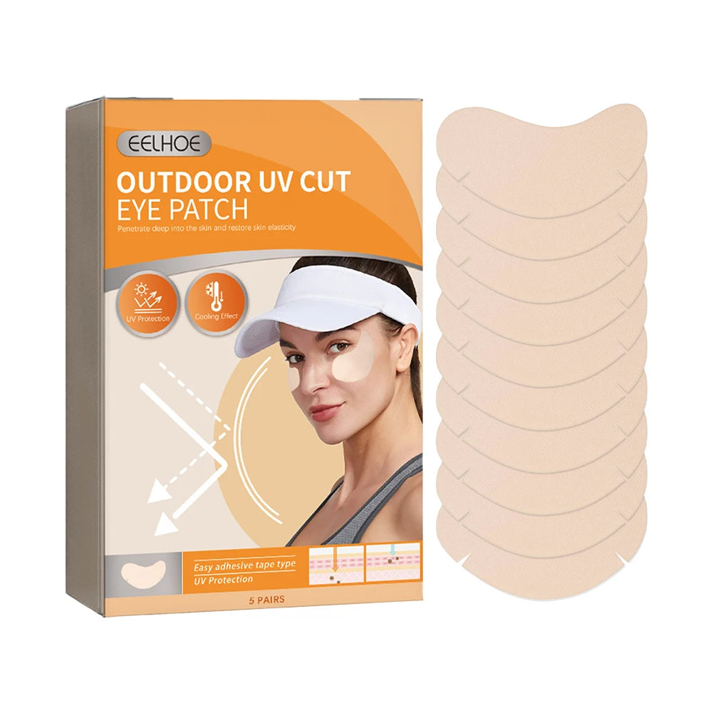 Outdoor UV Cut Eye Patch Nose Sunscreen Nose Patch Sunscreen Mask Soothing Sunscreen Face Protector Anti Sun For Skin Care