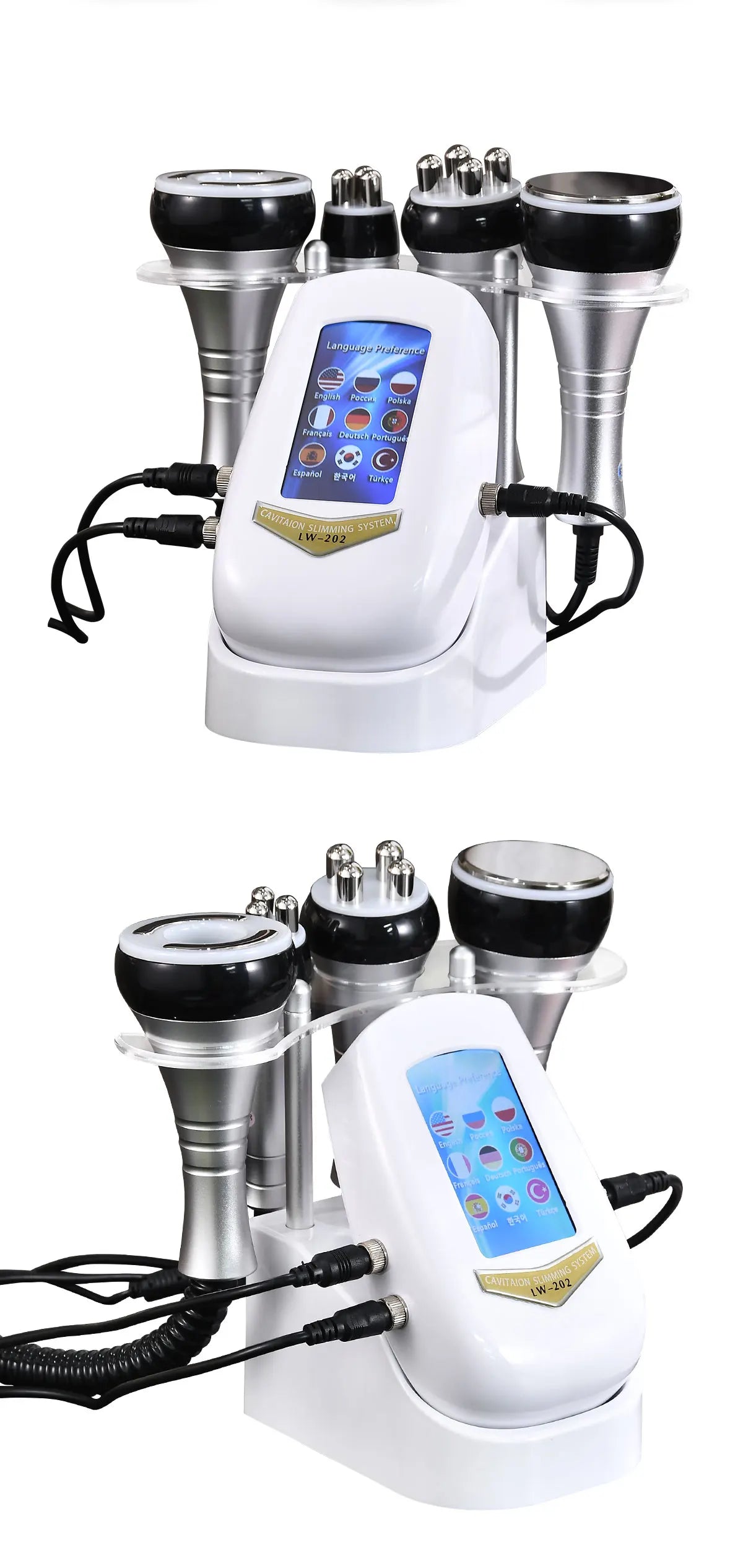 40K 4 IN1 Cavitation Body Slimming Machine beautiful equipment Facial Massager Skin Tighten Face Lifting Vacuum Suction