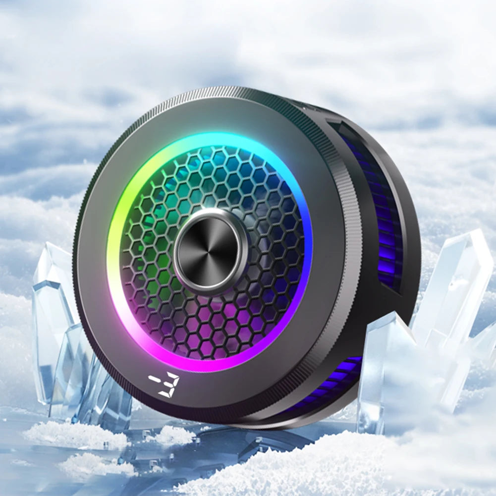15W Extreme Cooling Phone Cooler with Ice Generation, Semiconductor Phone Cooler, Magnetic & Clip-on for iPhone/Xiaomi/VIVO/OPPO