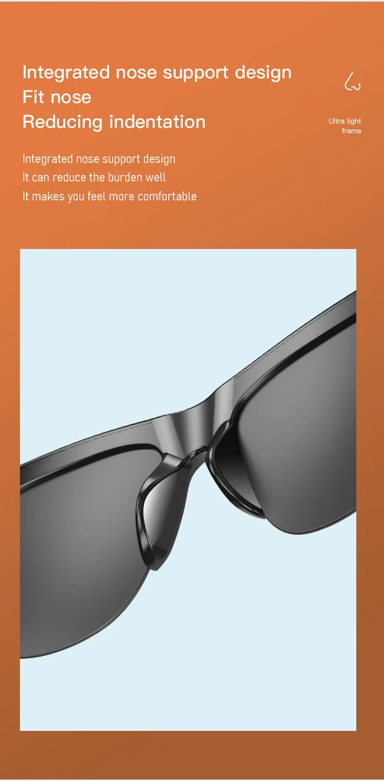 Xiaomi Smart Sunglasses Glasses Bluetooth Call Outdoor Sports Headphones HIFI Blue Light Waterproof Anti-UV For Men And Women