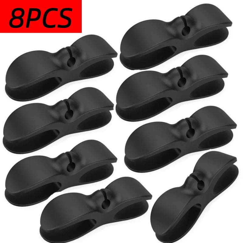 2/4/8PCS Cord Winder Organizer for Kitchen Appliance Cord Wrapper Home Cable Management Clip Holder for Air Fryer Coffee Machine