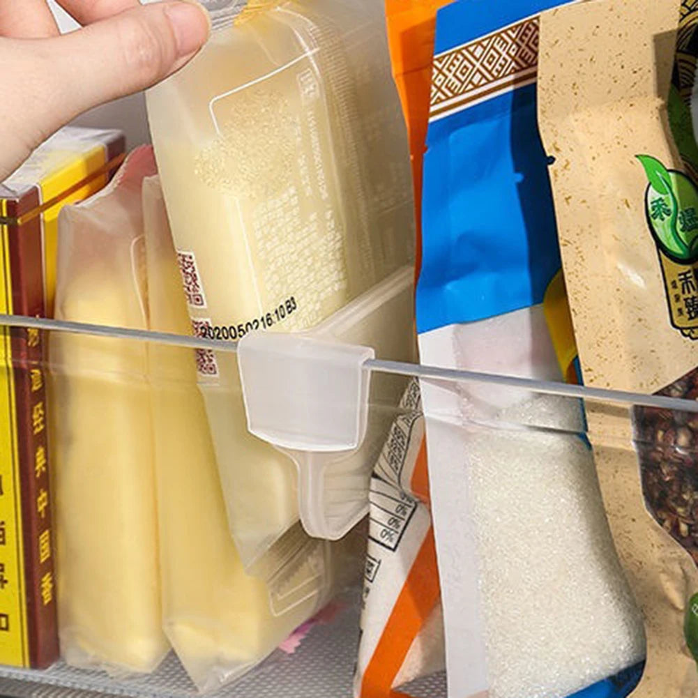 Fridge Storage Partition Board Kitchen Gadgets Storage Splint Free Adjustment Multifunctional Supplies for Beverages Milk Spices