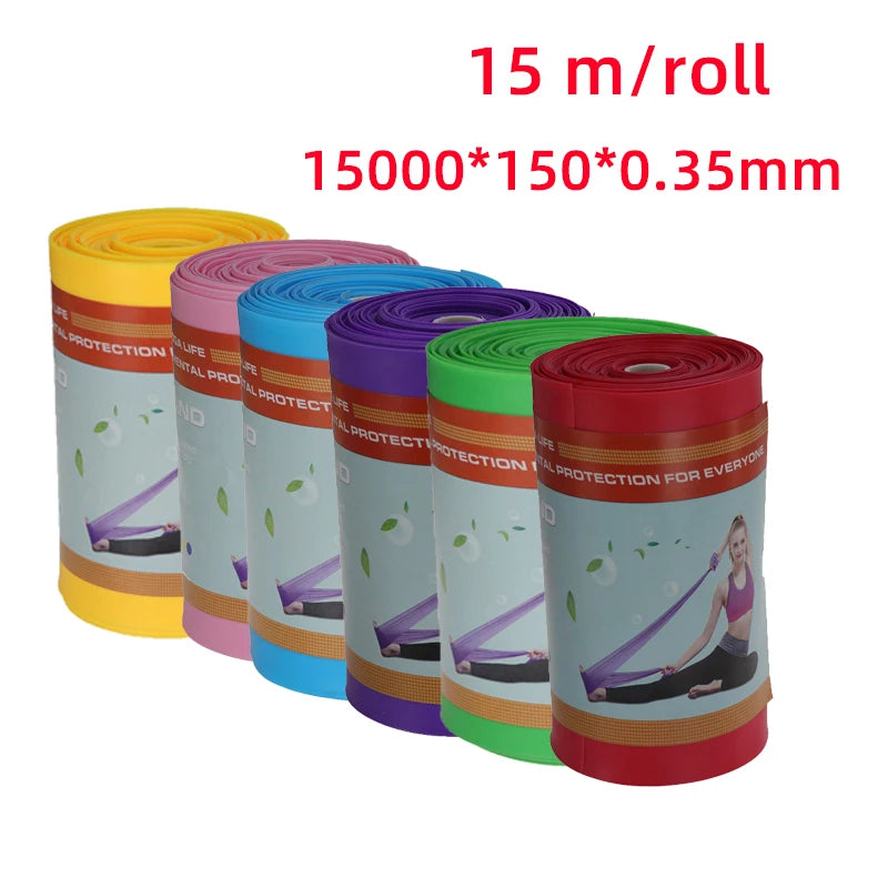 Yoga physiotherapy elastic band, gym resistance band, sports stretching training rope, Pilates 200cm stretching film, fitness eq