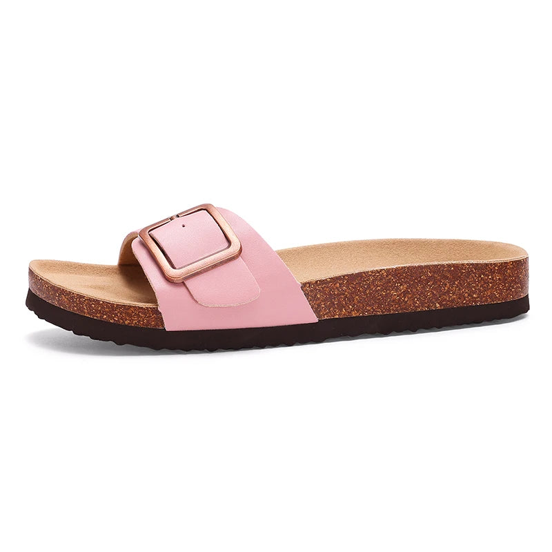 Litfun Fashion Clogs Sandals For Women 2025 New Cork Clogs Mules With Arch Support Outdoor Anti-slip Beach Orthopedic Slippers