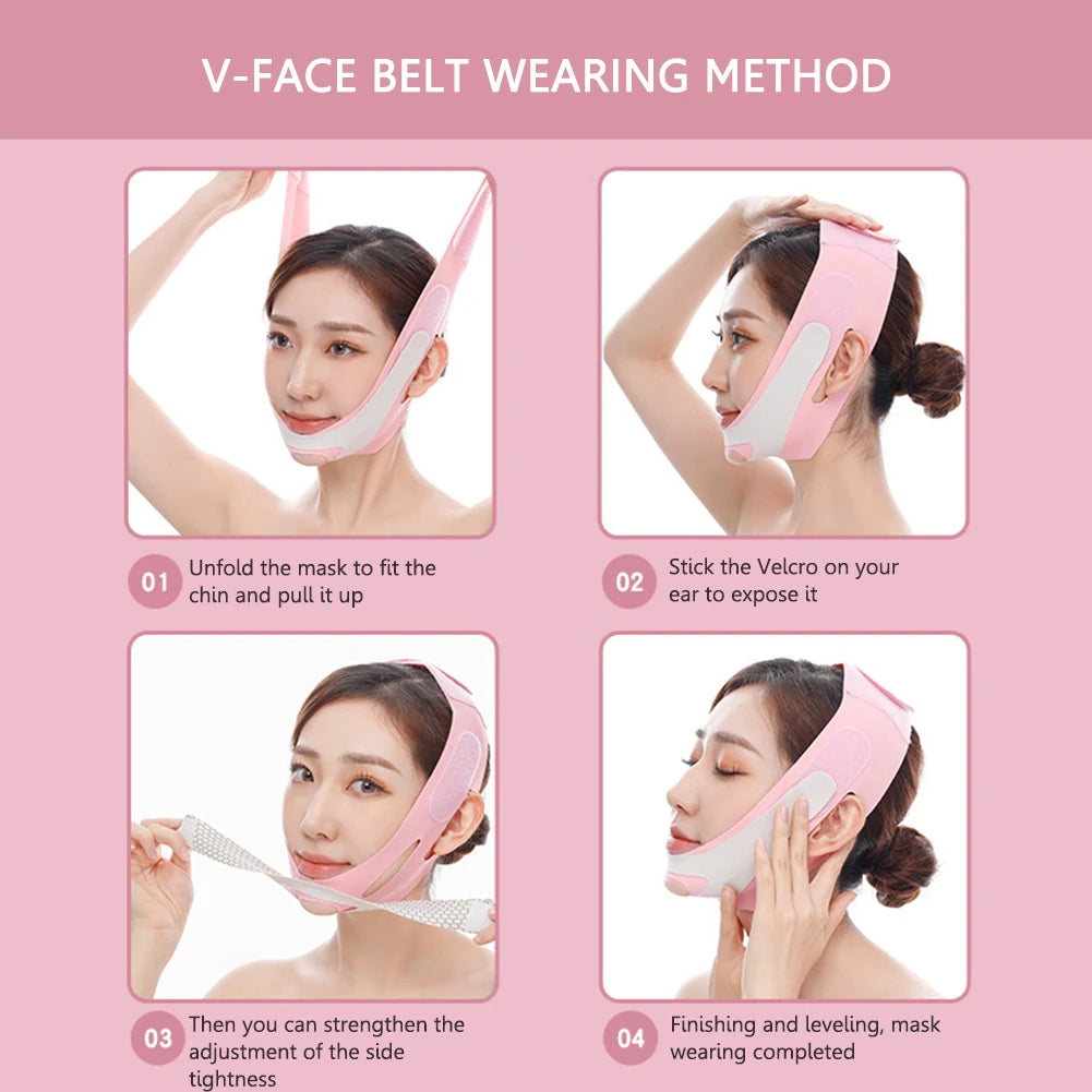 Slimming Facial V-Face Band Infrared Cheek Lifting Face Women Reduce Double Chin Skin Facial Massager Skin Care