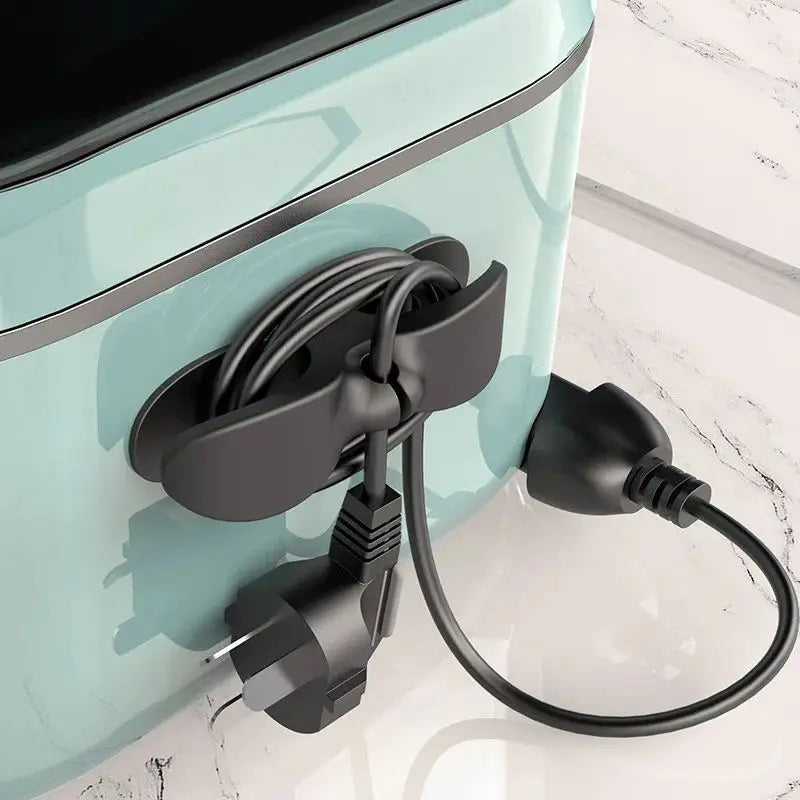 2/4/8PCS Cord Winder Organizer for Kitchen Appliance Cord Wrapper Home Cable Management Clip Holder for Air Fryer Coffee Machine