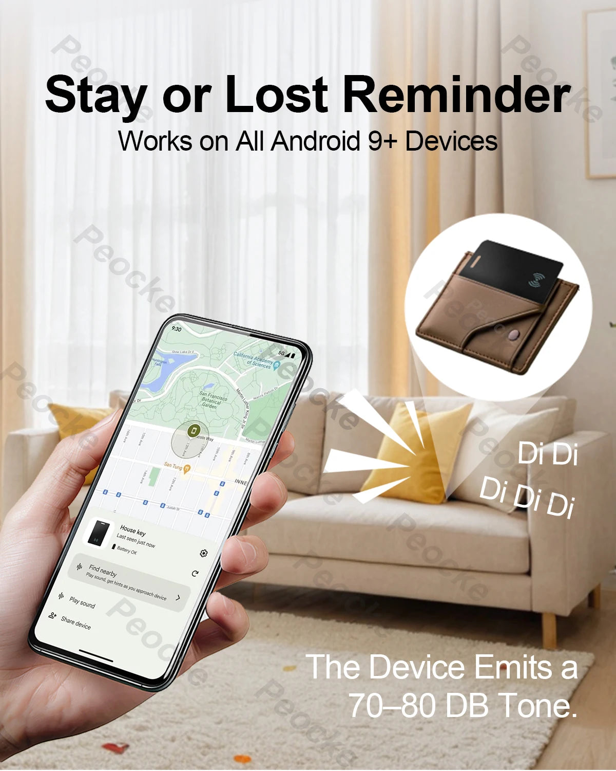 Smart Wallet Tracker Card Bluetooth Tracker for Apple Find My Device App Key Luggage Finder Pet Locator Tag Wireless Charge IP67