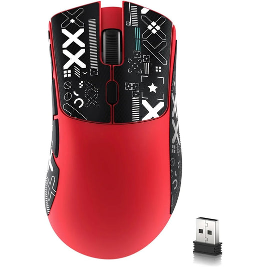 Original ATTACK SHARK R1 Wireless Gaming Mouse,Tri-Mode Connection (2.4G/Wired/BT5.2),55g Lightweight, for PC/Laptop/Win/Mac