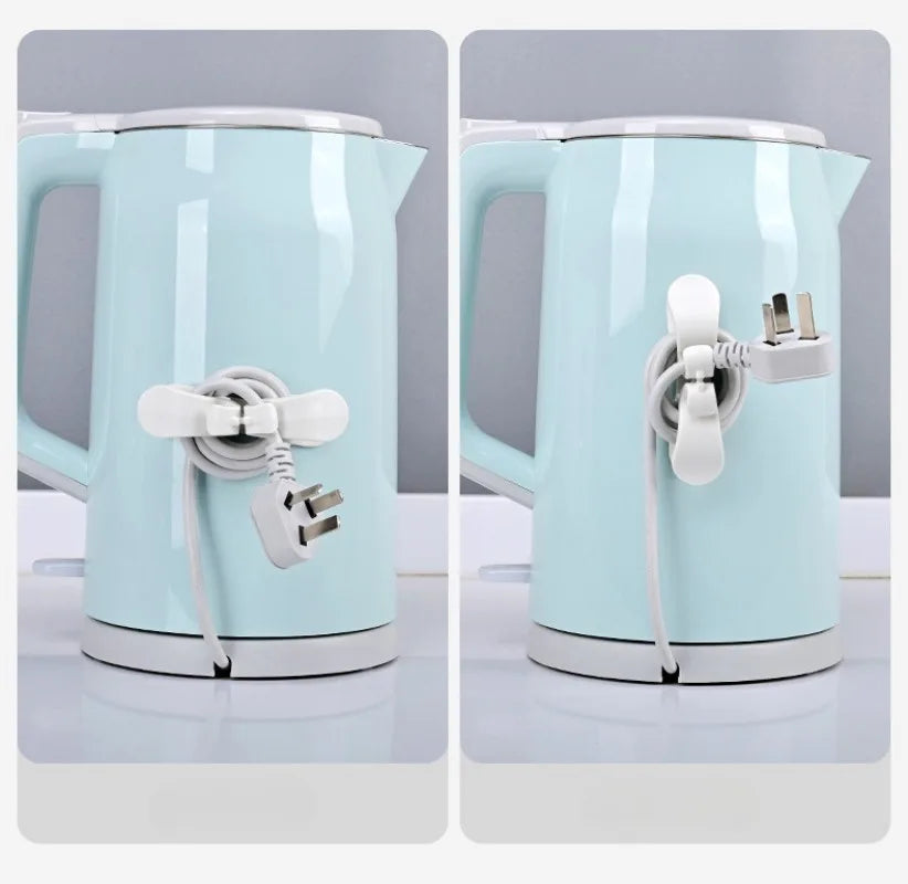 2/4/8PCS Cord Winder Organizer for Kitchen Appliance Cord Wrapper Home Cable Management Clip Holder for Air Fryer Coffee Machine