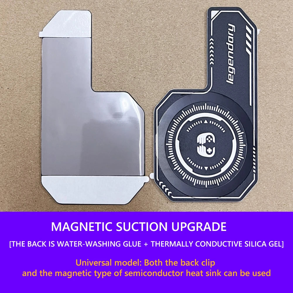 Dual Fan Mobile Phone Cooler Plug-in/Rechargeable Cell Phone Cooling Fan Type-C with Blue Light for Android IOS PUBG Game Cooler