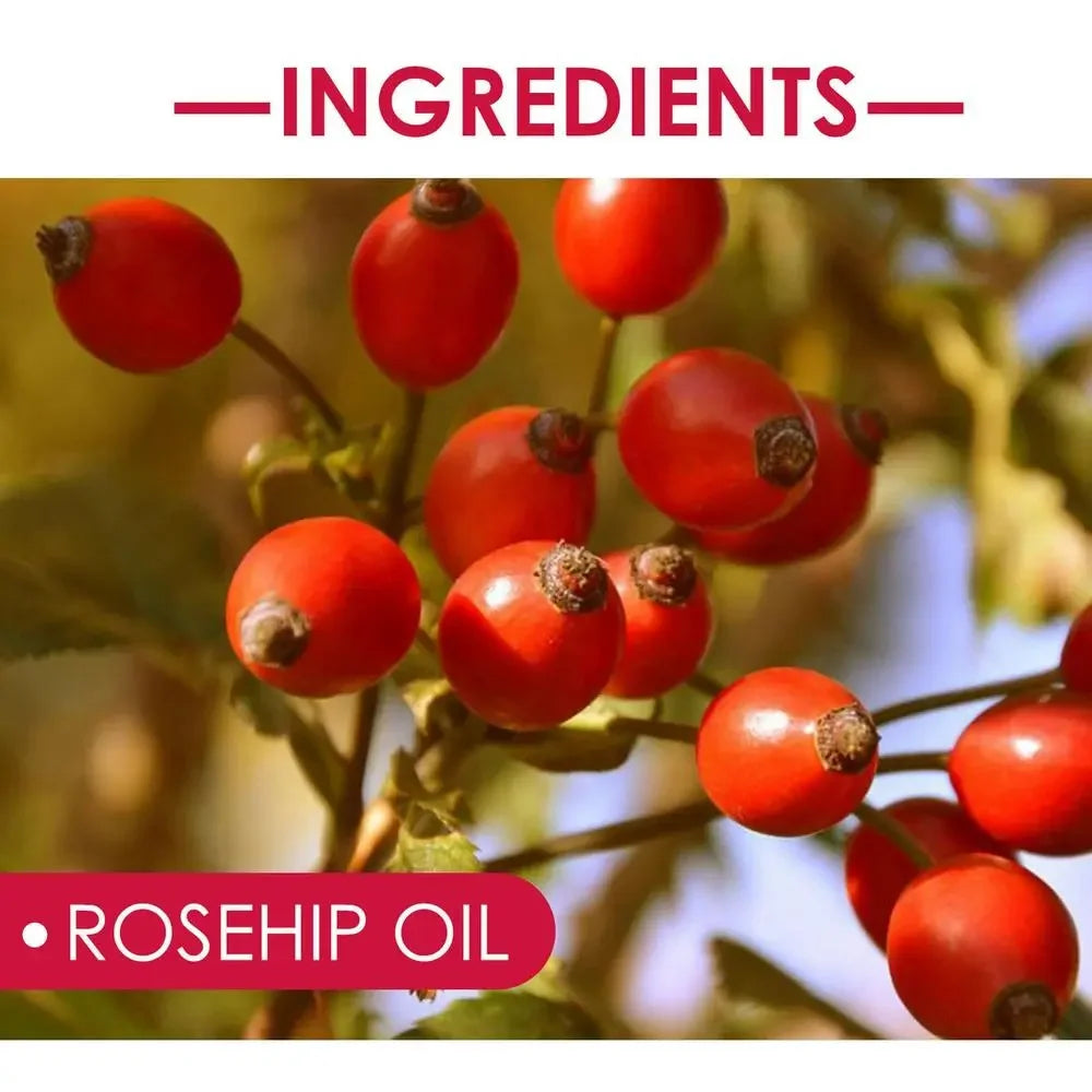 30ml Organic Rosehip Seed Oil For Face Pure Cold Pressed Facial Oil Natural Moisturizing Skin Care Serum For Scars Stretch Marks
