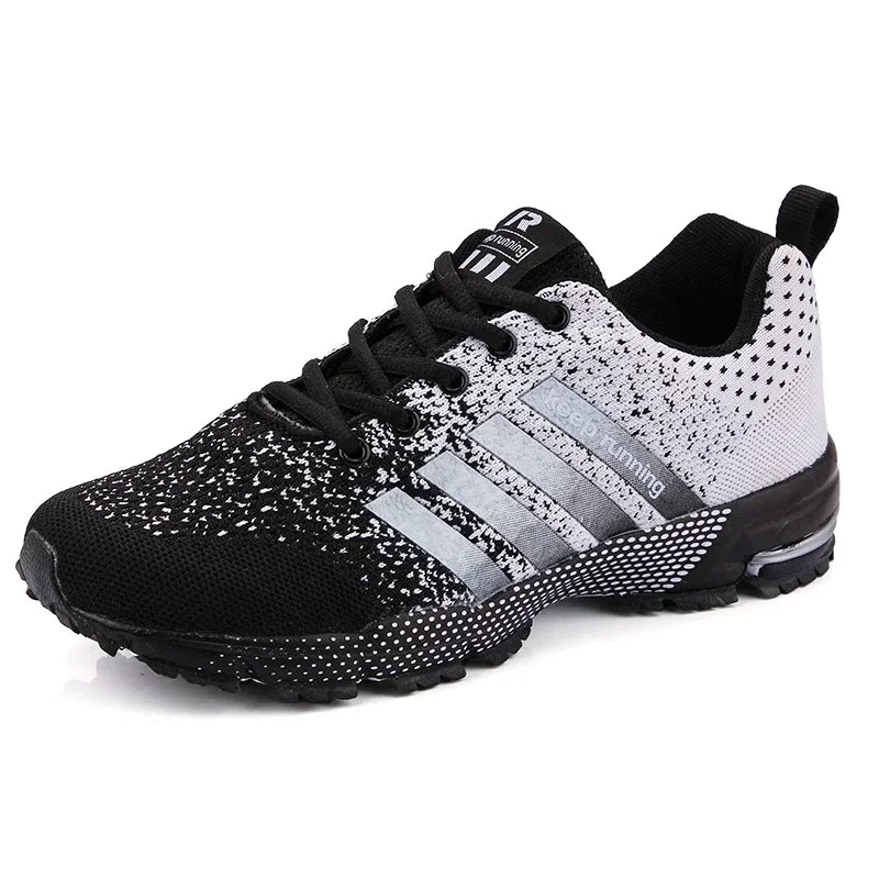Men Sneakers Fashion Breathable Mesh Comfortable Black Sports Shoes Anti-Slip Outdoor Casual Running Mens Shoe Zapatillas Hombre