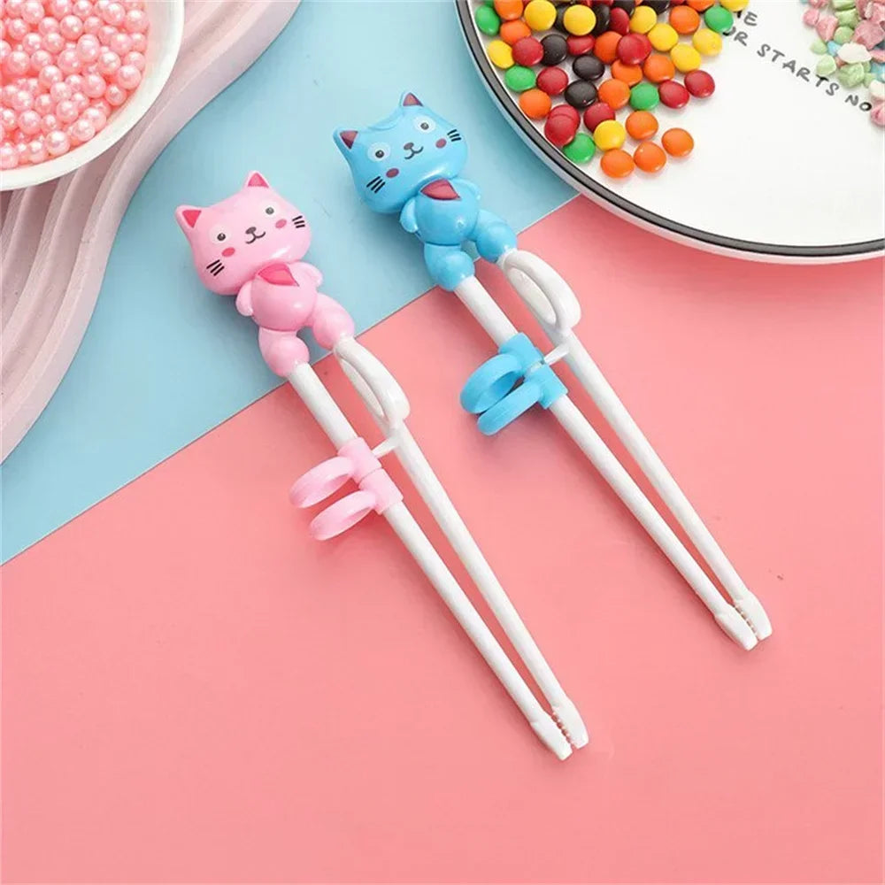 1Pair Chopsticks for Right Hand Home Children's Products Kitchen Tools Chopsticks Kids Baby Learning Helper Training Children