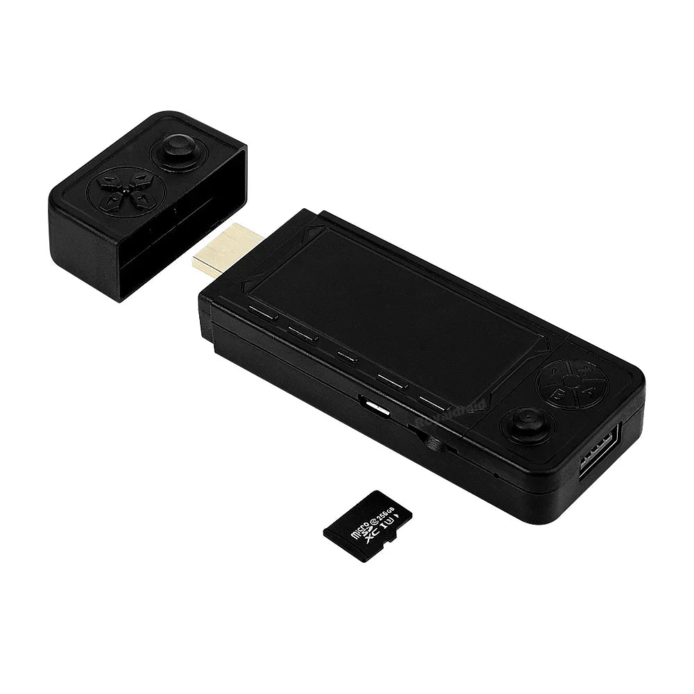 128G 256G X9 PRO GameStick 4KHD TV Video Game Consol 3D Games For PSP/PS1/N64/NDS 40+Simulators Retro Games Dual 2.4G Controller