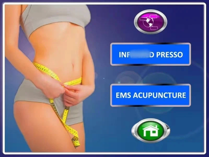 Portable 3-in-1 EMS Air Pressure Massager Lymphatic Drainage Therapy Body Slimming Machine for Health & Fitness