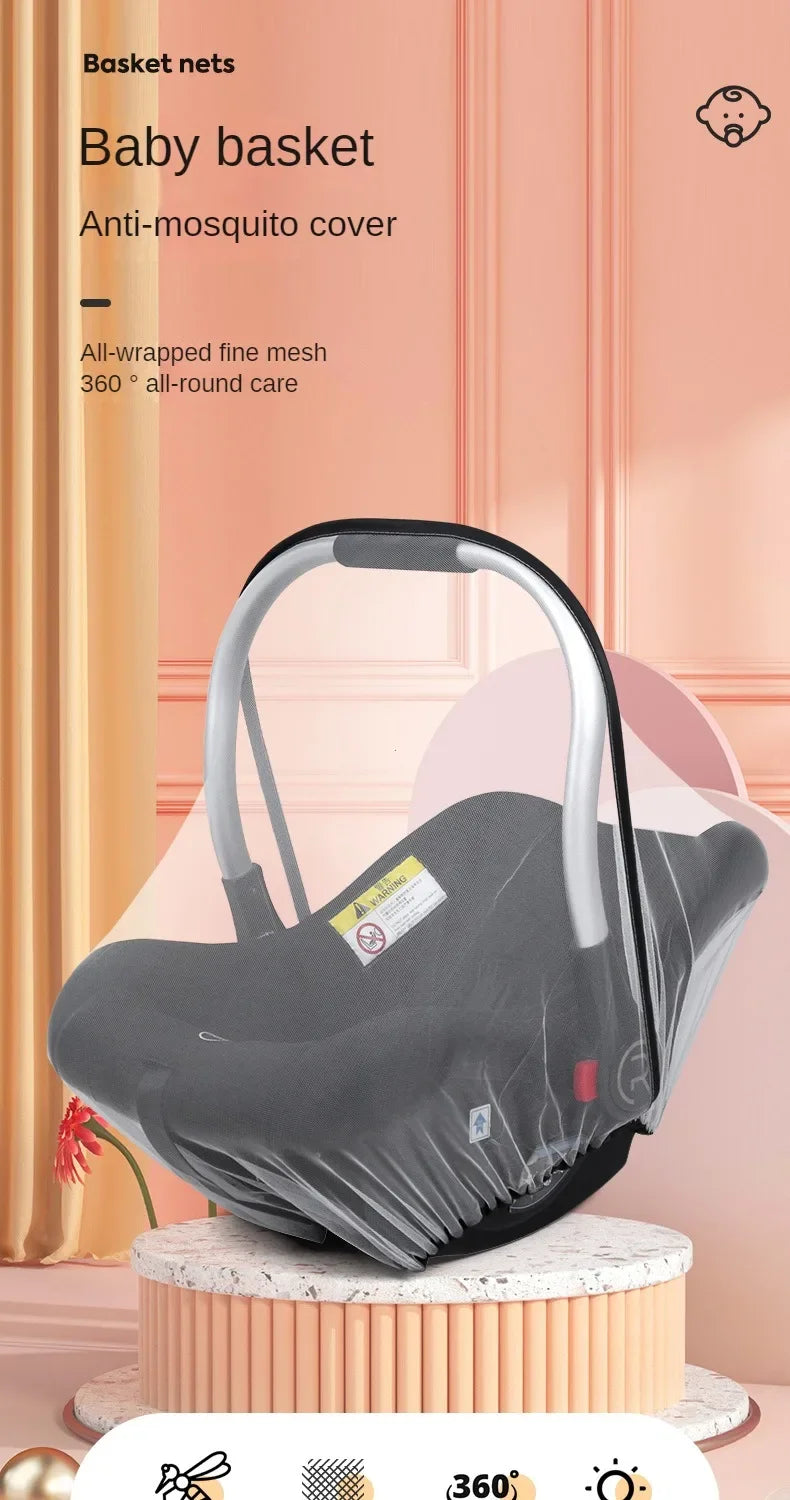 New Mosquito Net For Baby Stroller Summer Pram Insect Shield Net Infants Pushchair Cart Safe Protection Mesh Pram Accessories