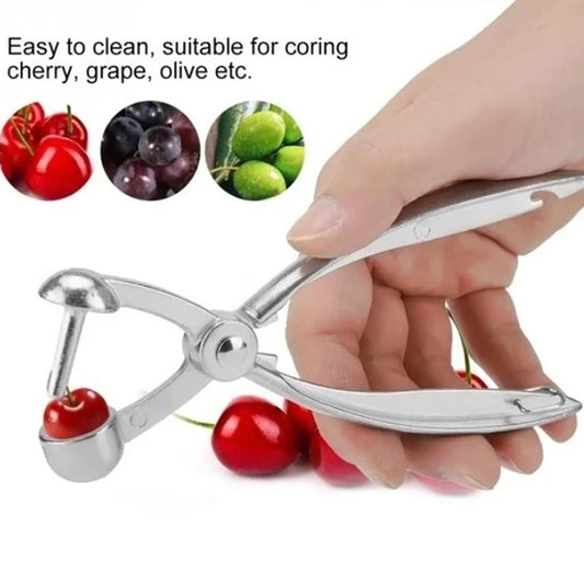 Cherry Fruit Kitchen Pitter Remover Olive Corer Remove Pit Tool Seed Gadge Fruit and Vegetable Tools Cherry